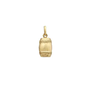 3D Keg Pendant (14K)