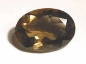 6X8MM OVAL  SMOKEY TOPAZ  LOOSE GEMSTONE