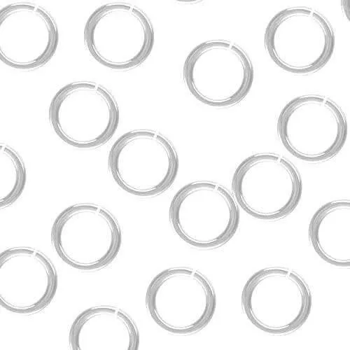 .925 Sterling Silver 18 Ga. Jump Rings -  5mm (10 Pack)