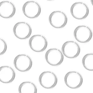 .925 Sterling Silver 18 Ga. Jump Rings -  5mm (10 Pack)