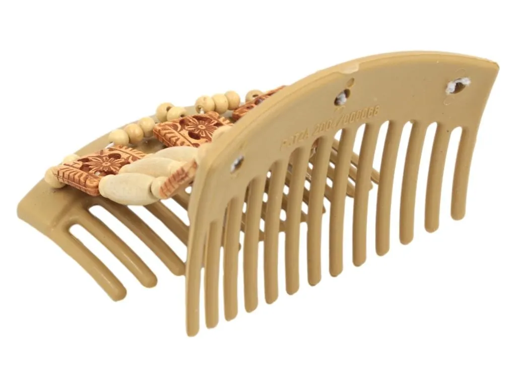 African Butterfly Thick Hair Comb - Tripla Blonde 46