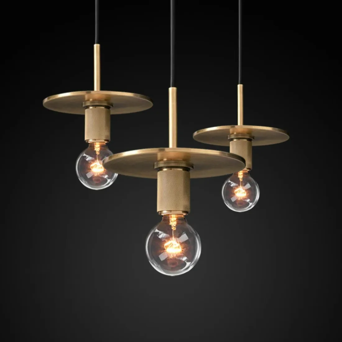 Armed Retro Brass Series - Pendant Light