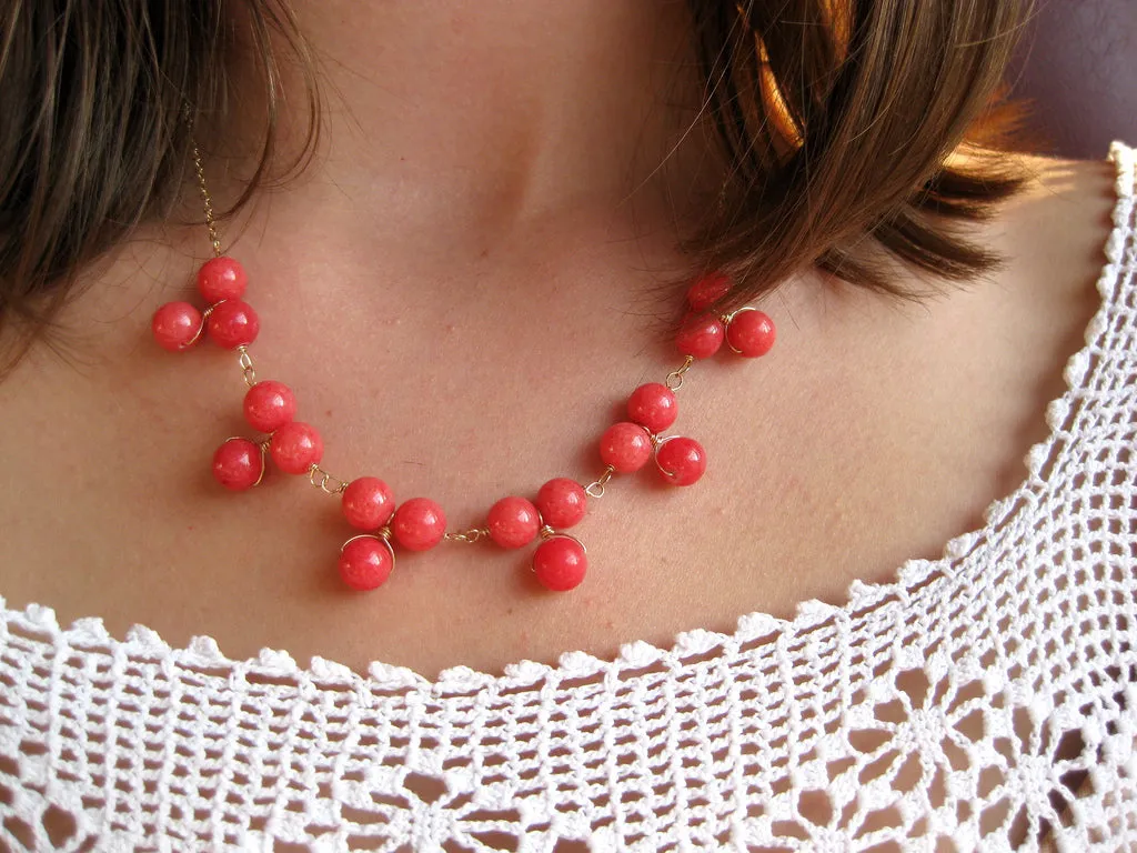 Astor Cluster Bib Necklace