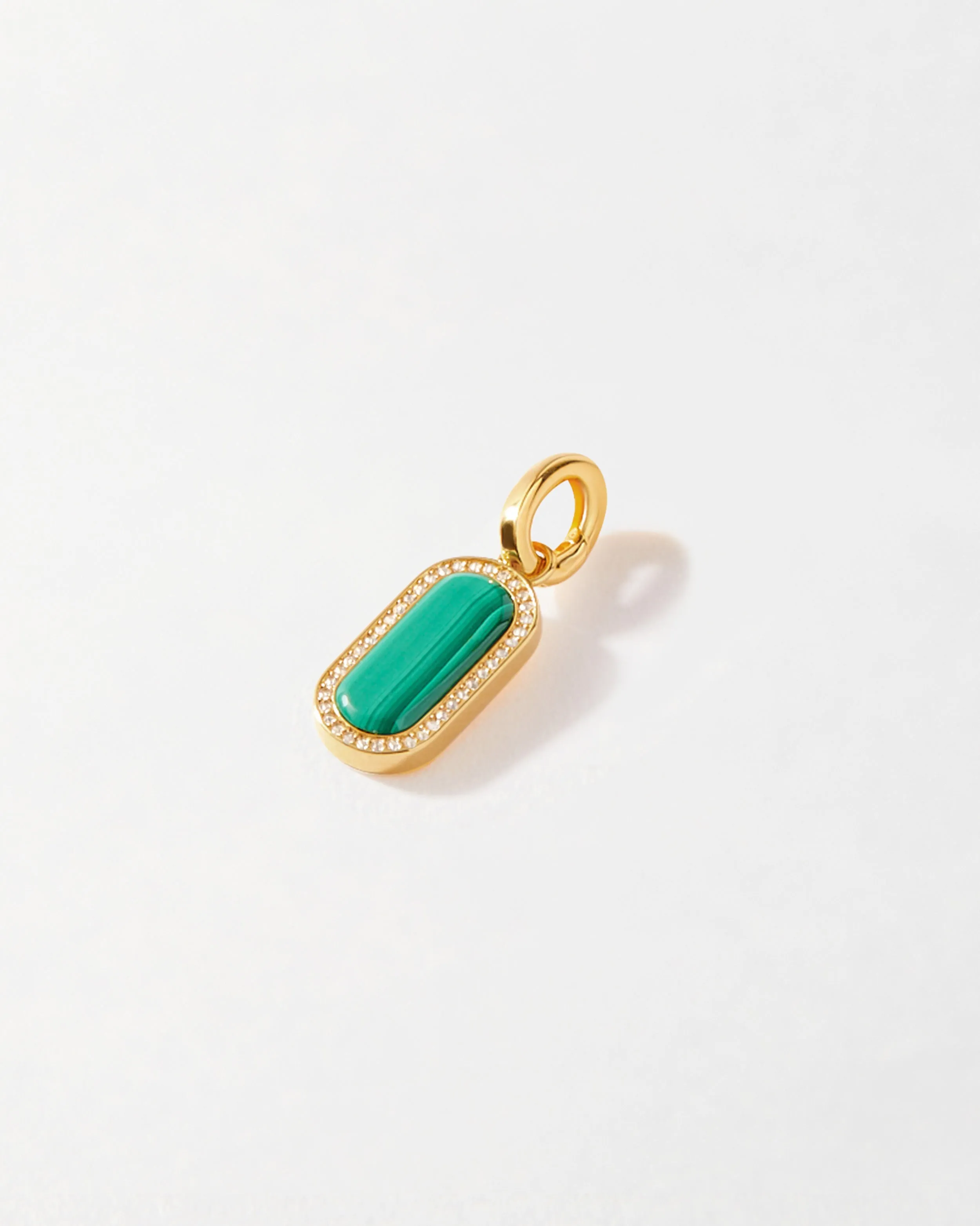 Charlotte Collins Malachite Charm Pendant