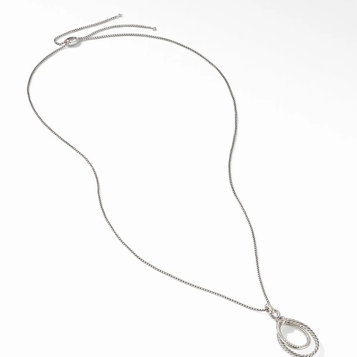 Continuance Pendant Necklace with Diamonds