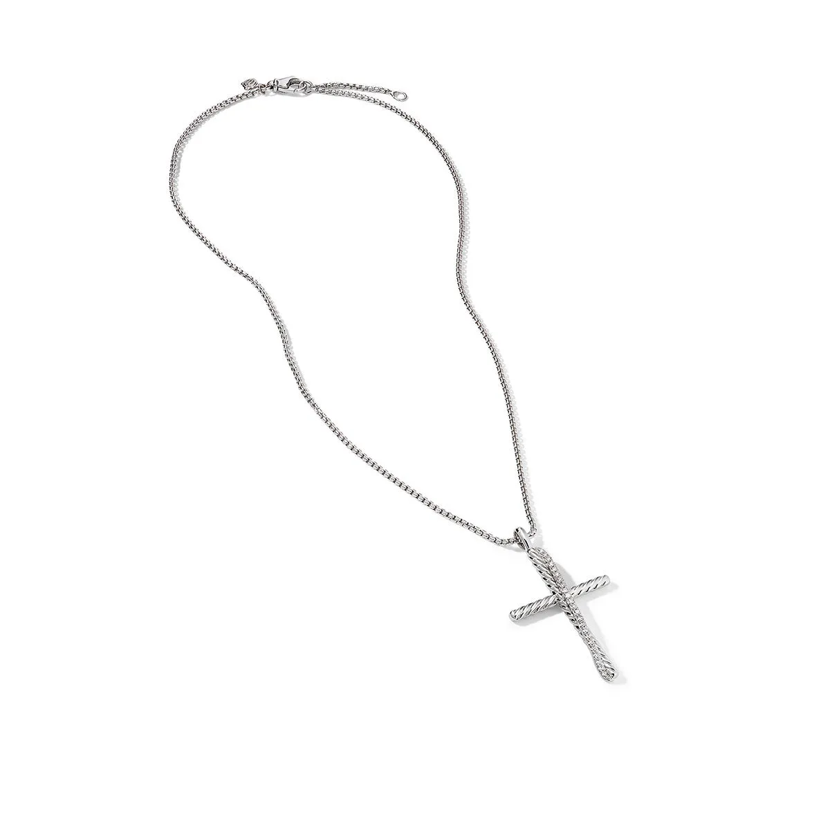 Crossover XL Cross Necklace with Diamonds