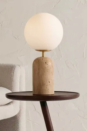 Cusco Travertine Table Lamp