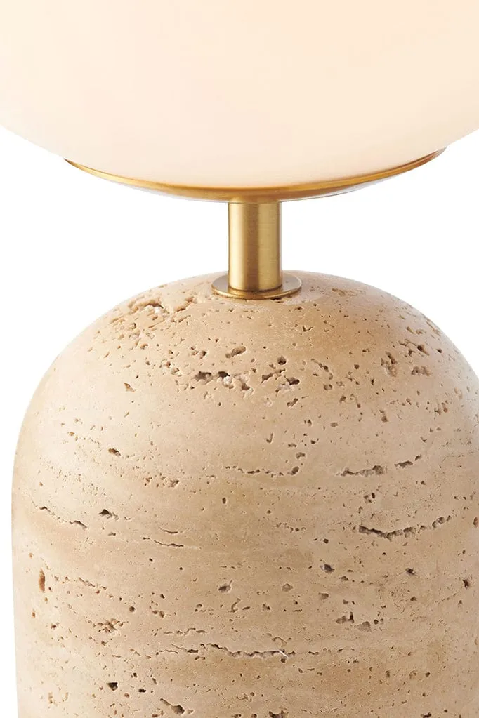 Cusco Travertine Table Lamp