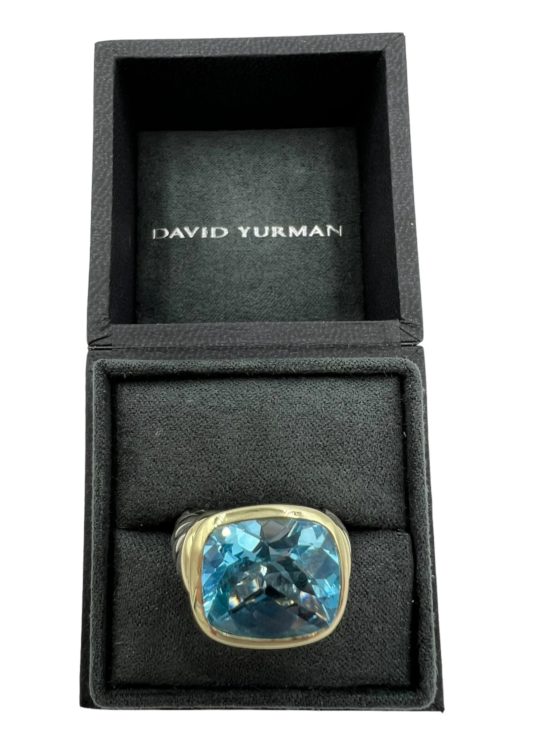 David Yurman Blue Topaz Ring