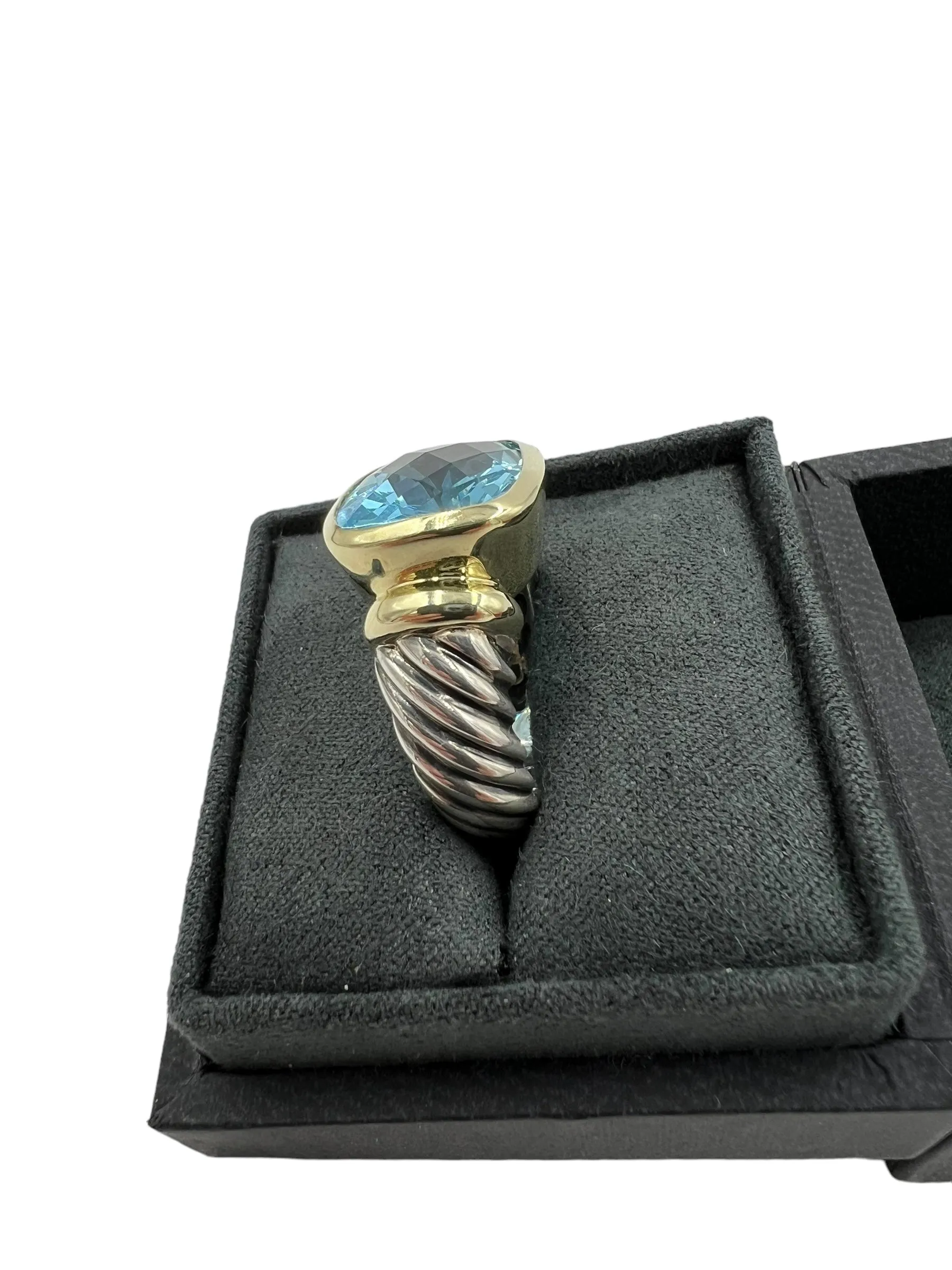 David Yurman Blue Topaz Ring