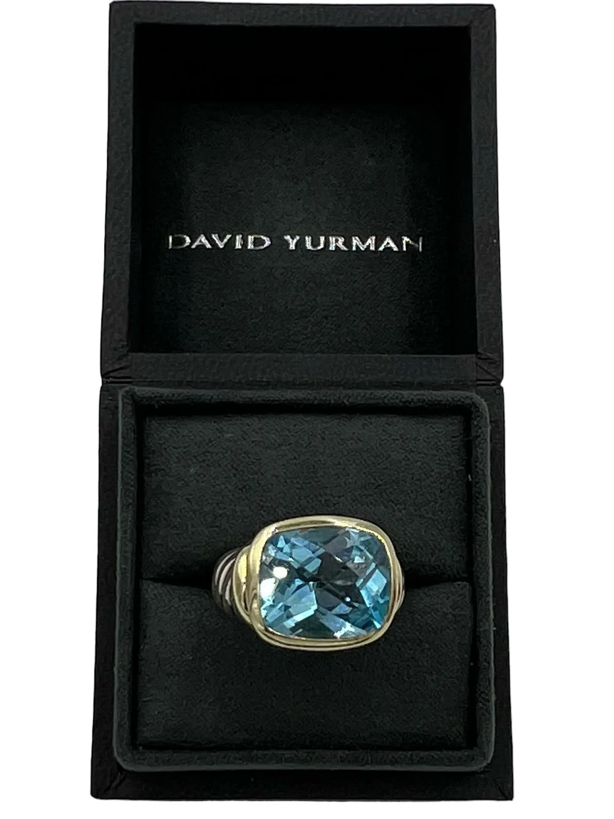 David Yurman Blue Topaz Ring