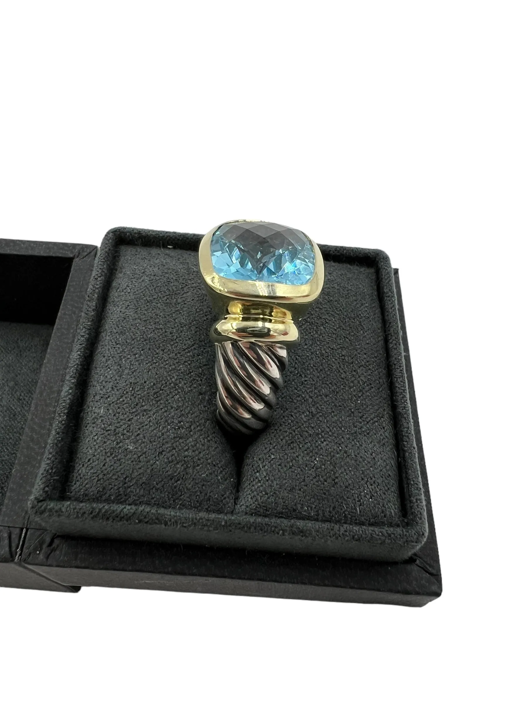 David Yurman Blue Topaz Ring