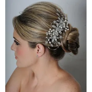 Dazzling Swarovski Crystal Bridal Comb- Royal Collection