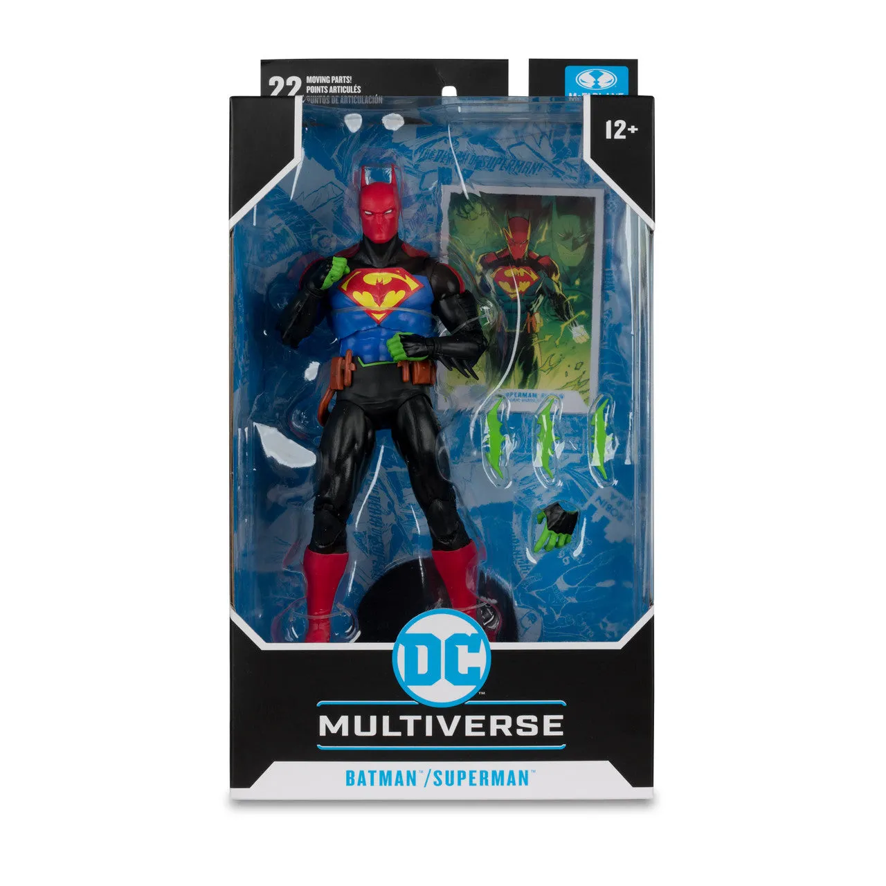 DC Multiverse Batman/Superman Fusion (Batman/Superman: World's Finest) 7" Inch Scale Action Figure - McFarlane Toys