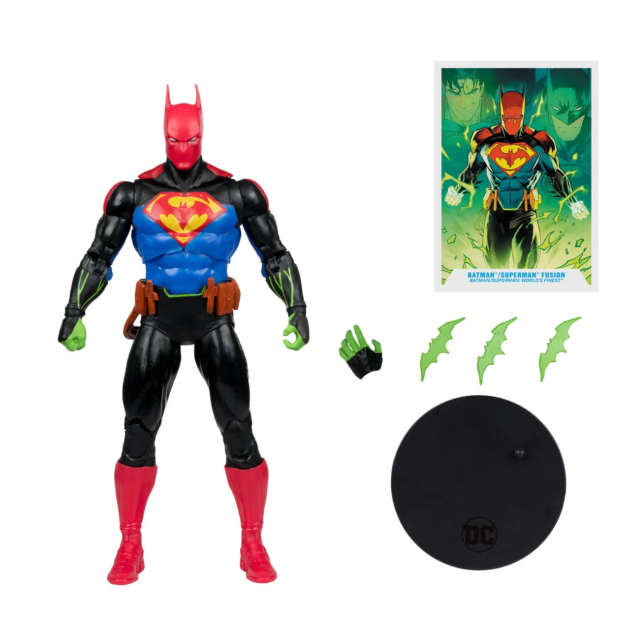 DC Multiverse Batman/Superman Fusion (Batman/Superman: World's Finest) 7" Inch Scale Action Figure - McFarlane Toys