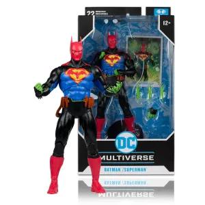 DC Multiverse Batman/Superman Fusion (Batman/Superman: World's Finest) 7" Inch Scale Action Figure - McFarlane Toys