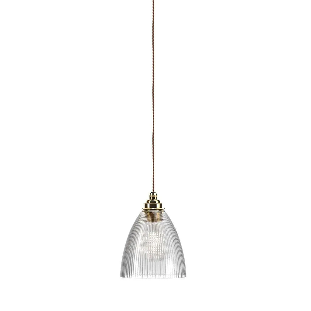 Etched Glass Pendant Light Ledbury