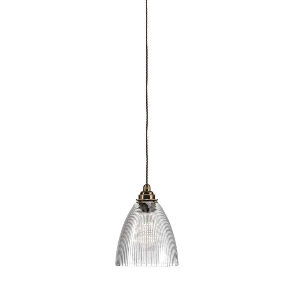 Etched Glass Pendant Light Ledbury