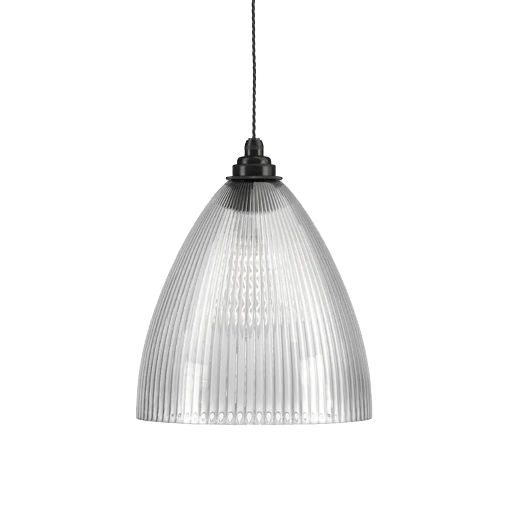 Etched Glass Pendant Light Ledbury