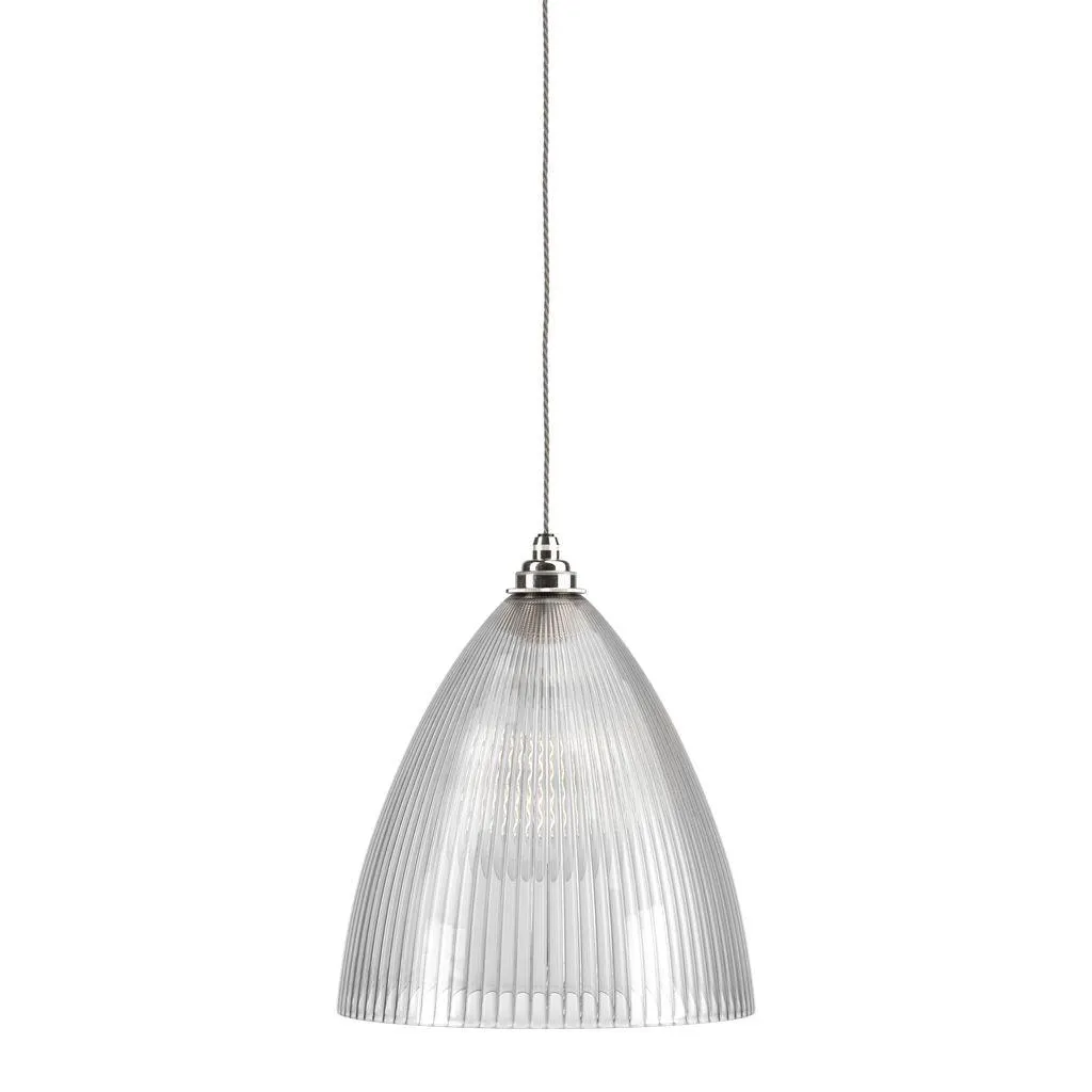 Etched Glass Pendant Light Ledbury