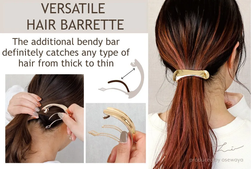 Firm Grip Rectangle Hair Barrette