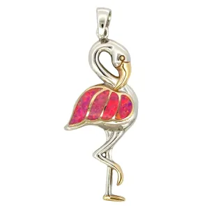 Flamingo Pendant, Sterling