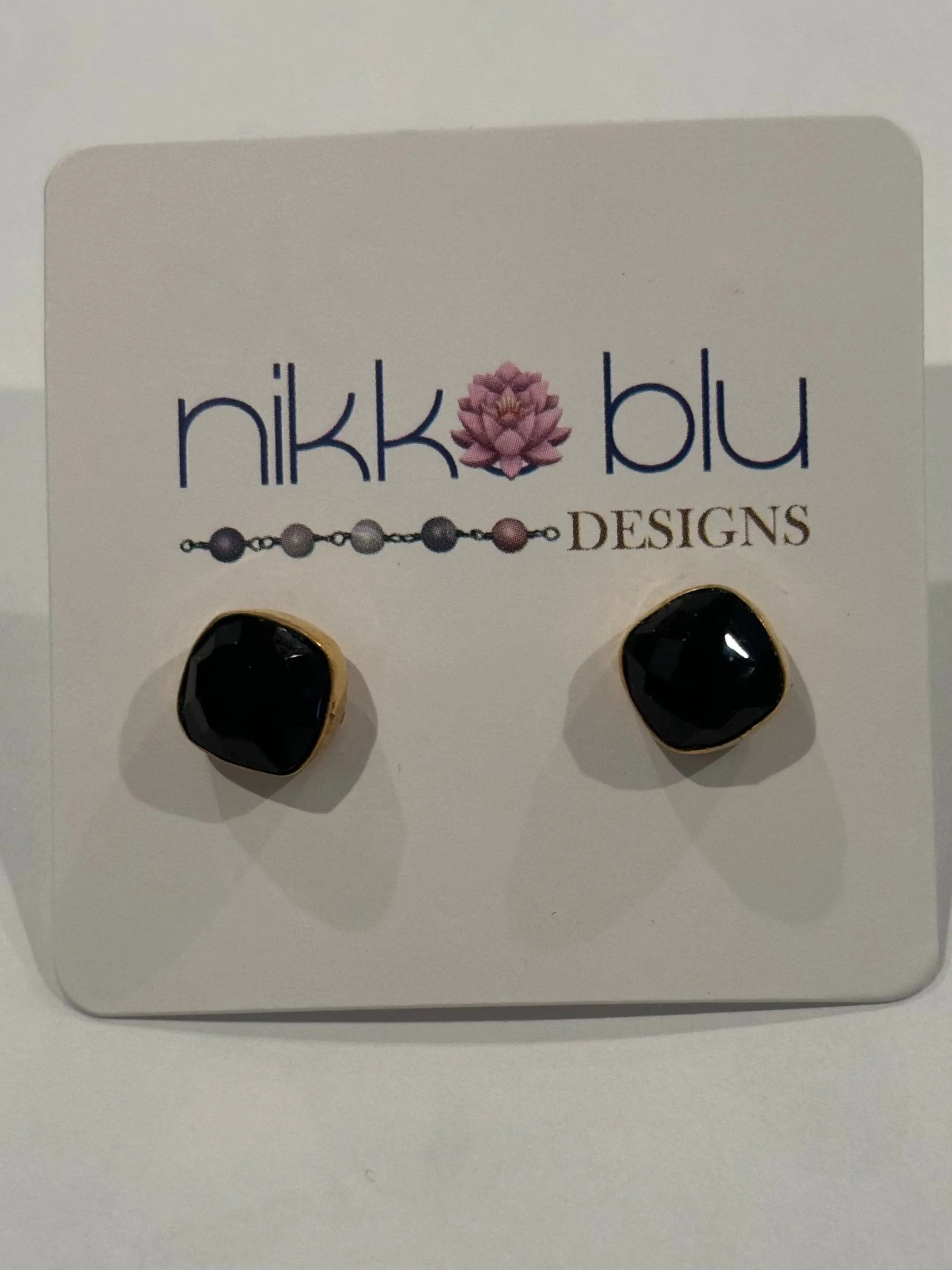 Gemstone Stud Earrings