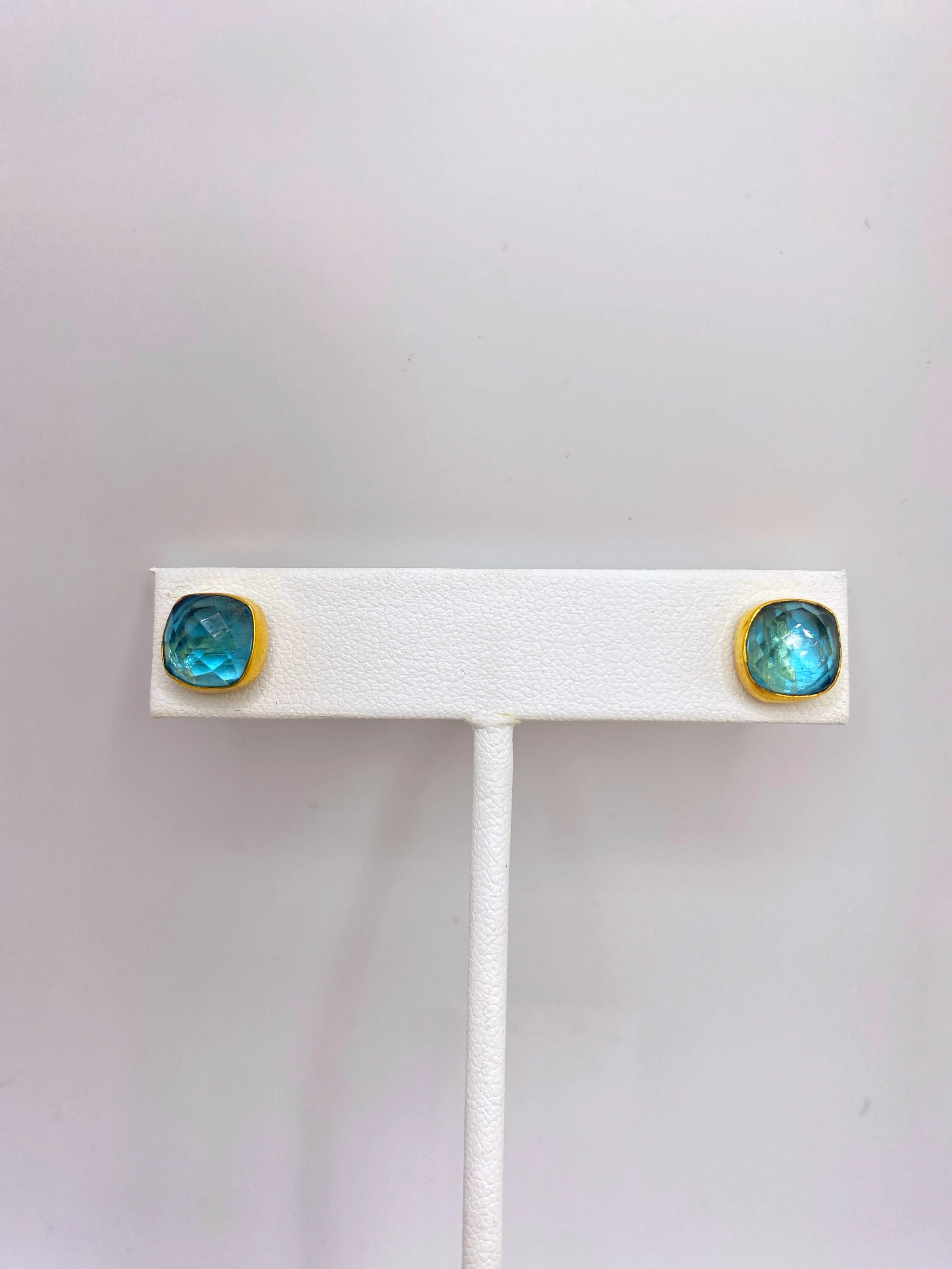 Gemstone Stud Earrings