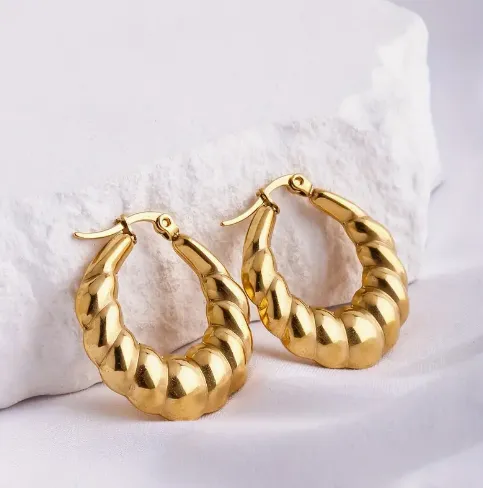 Golden Twist Earrings