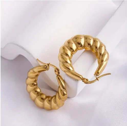 Golden Twist Earrings