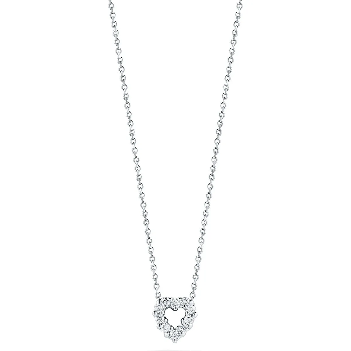 Heart Pendant with Diamonds