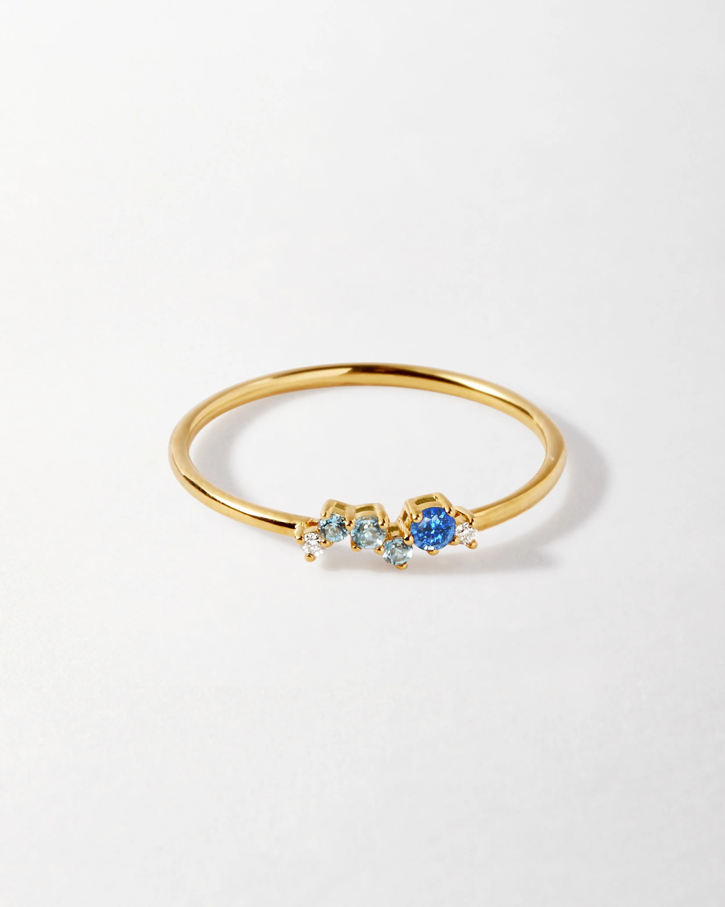 Intuition Sapphire Ray Ring