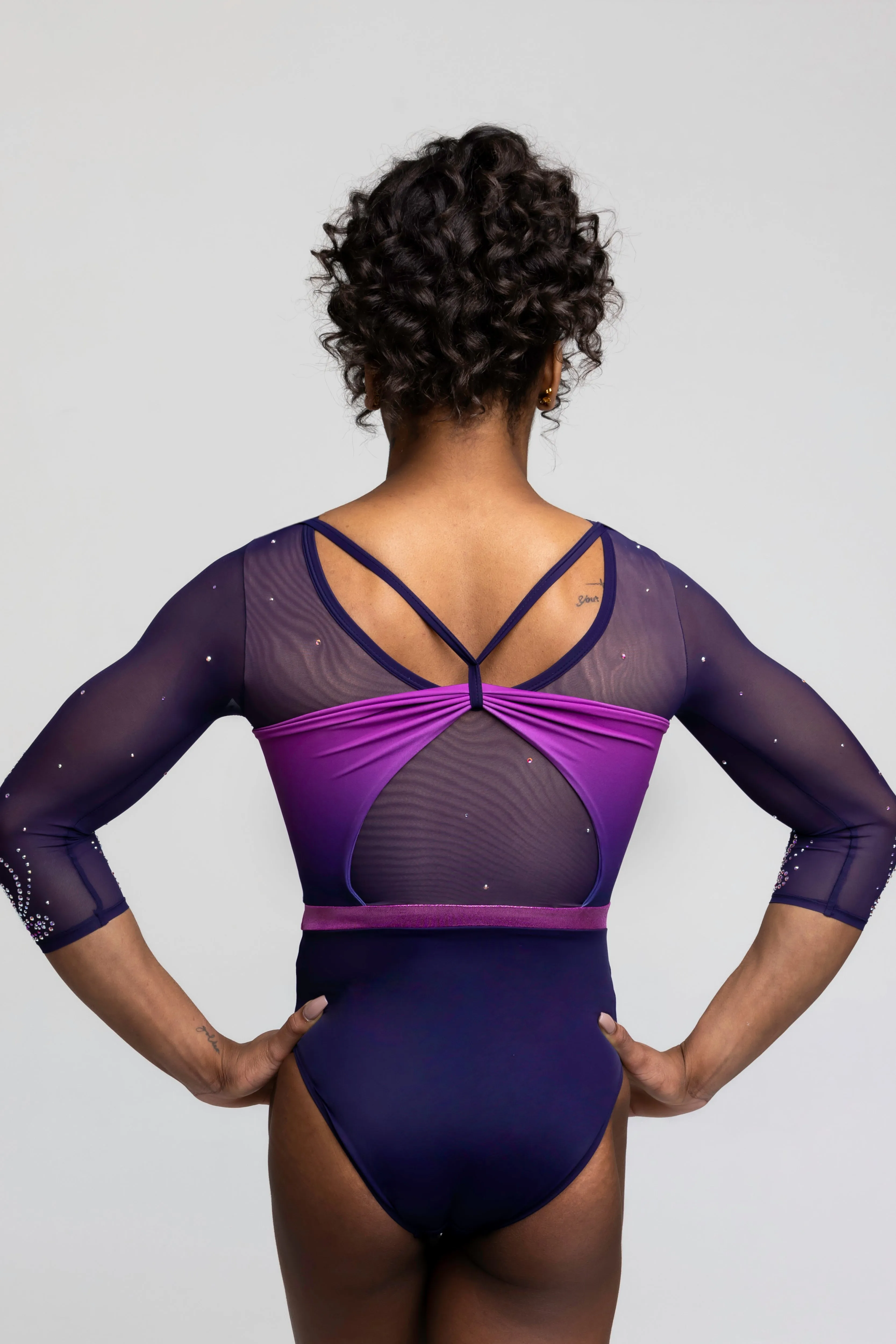 Kailin Leotard - 3Q Sleeve