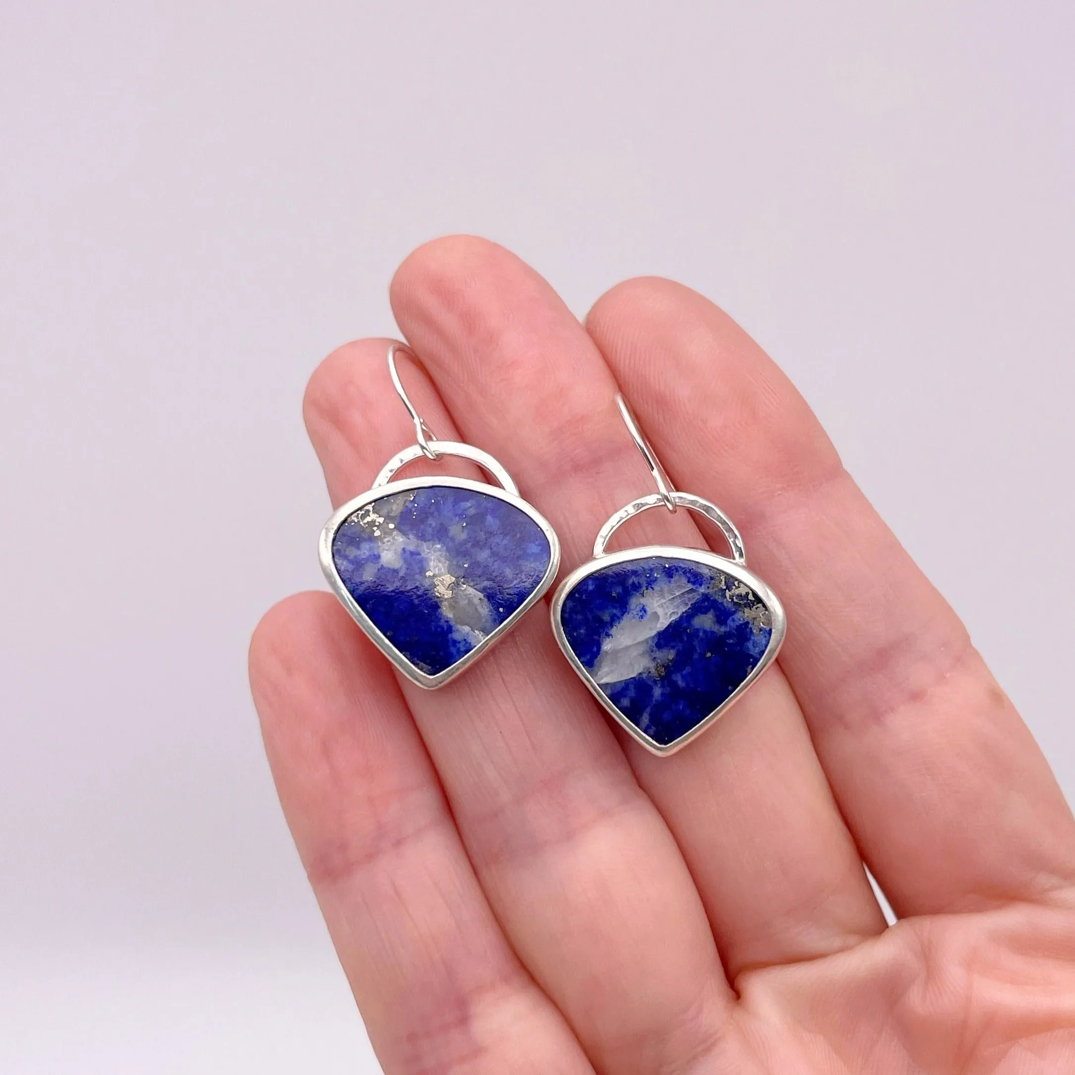 Lapis Lazuli Dangle Earring No. 05