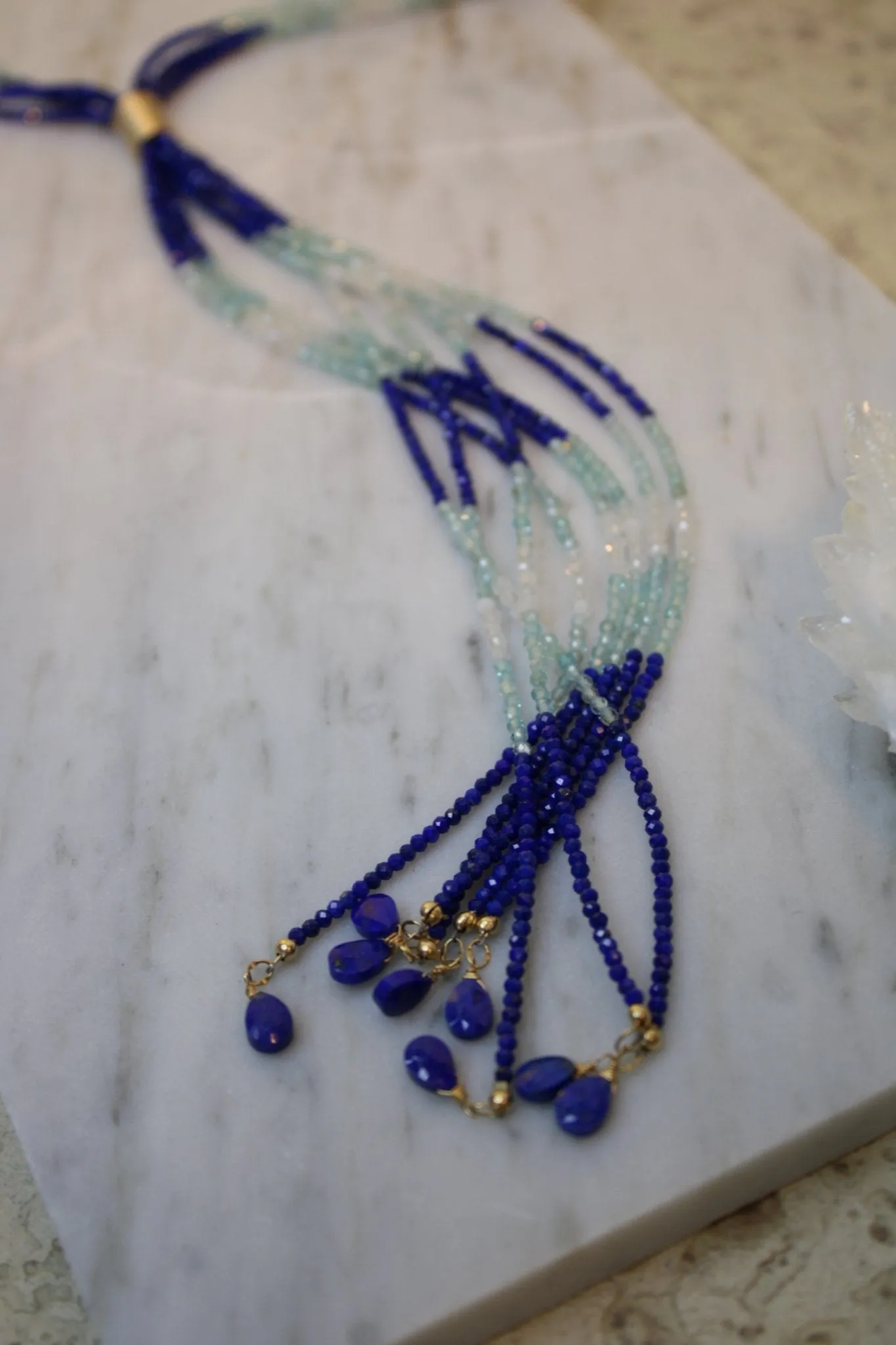 Lapis Y Necklace