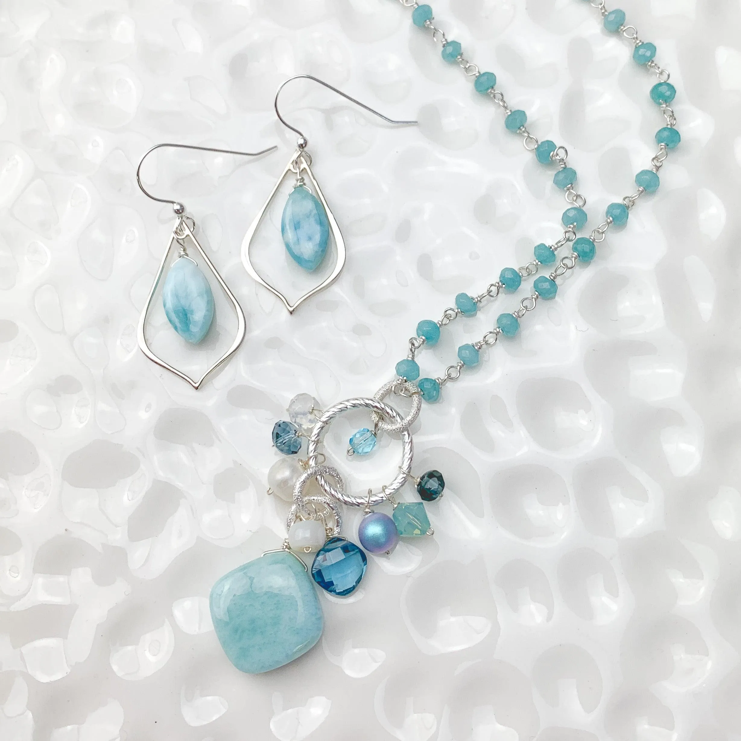 Larimar Jeanie Necklace