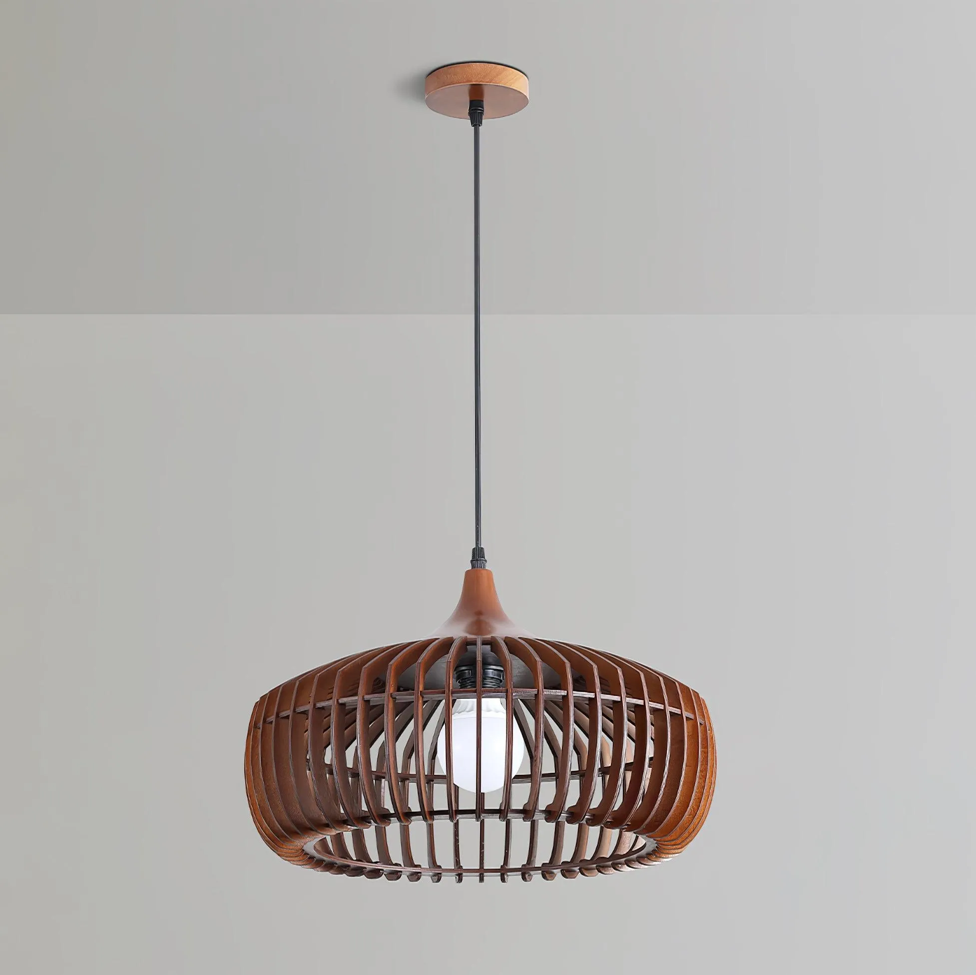 Lattice Nest Wooden Pendant Lamp