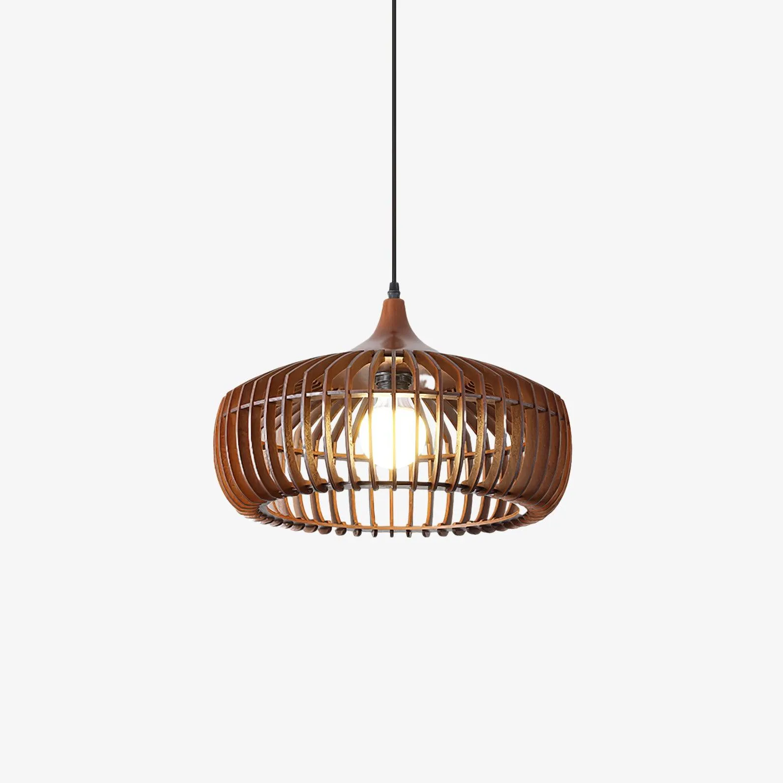 Lattice Nest Wooden Pendant Lamp