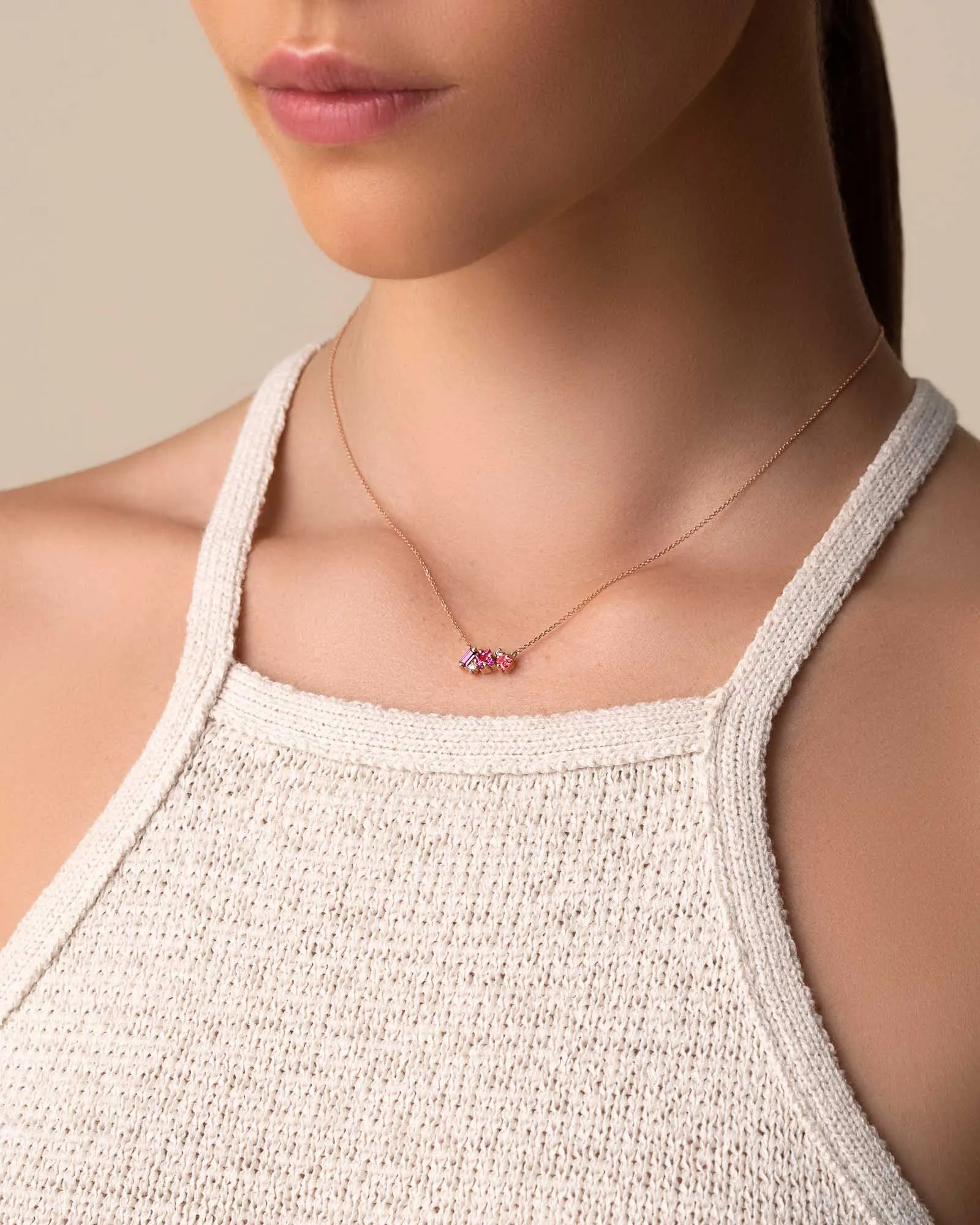 Nadima Red Ombre Mini Bar Pendant