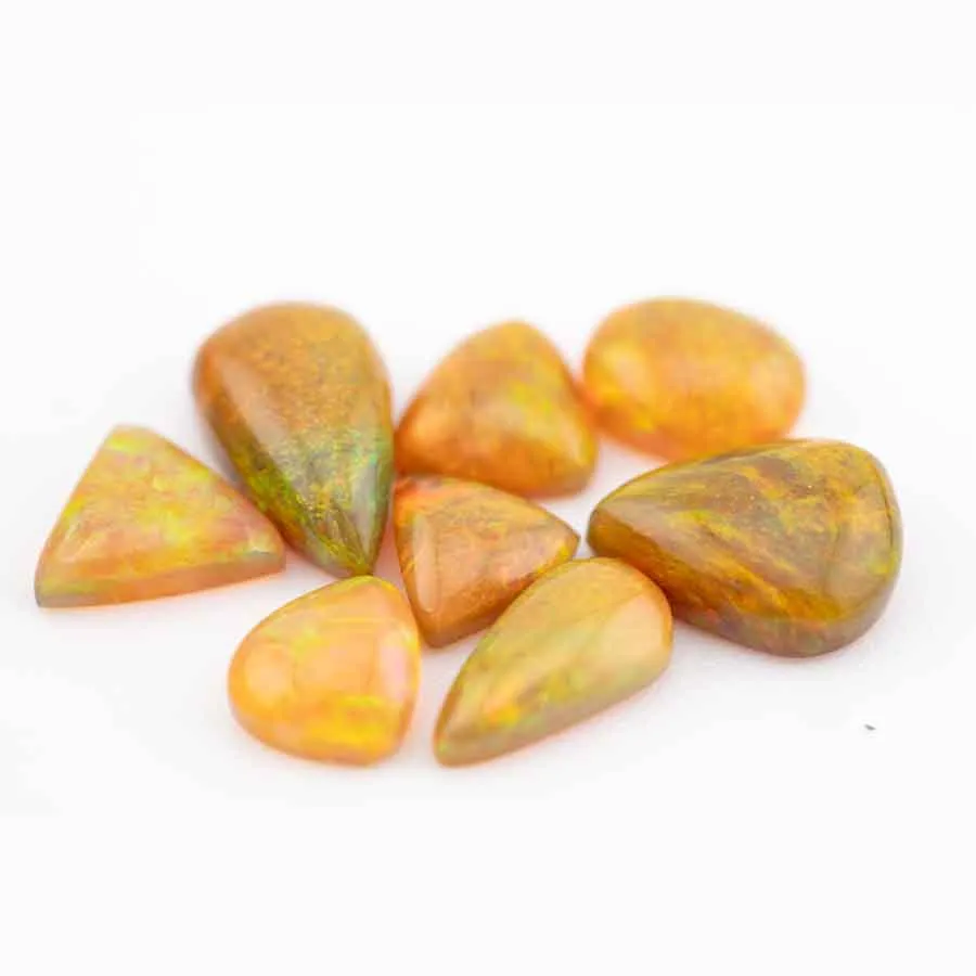 Natural Egg Shape African Opal Ethiopian Opal