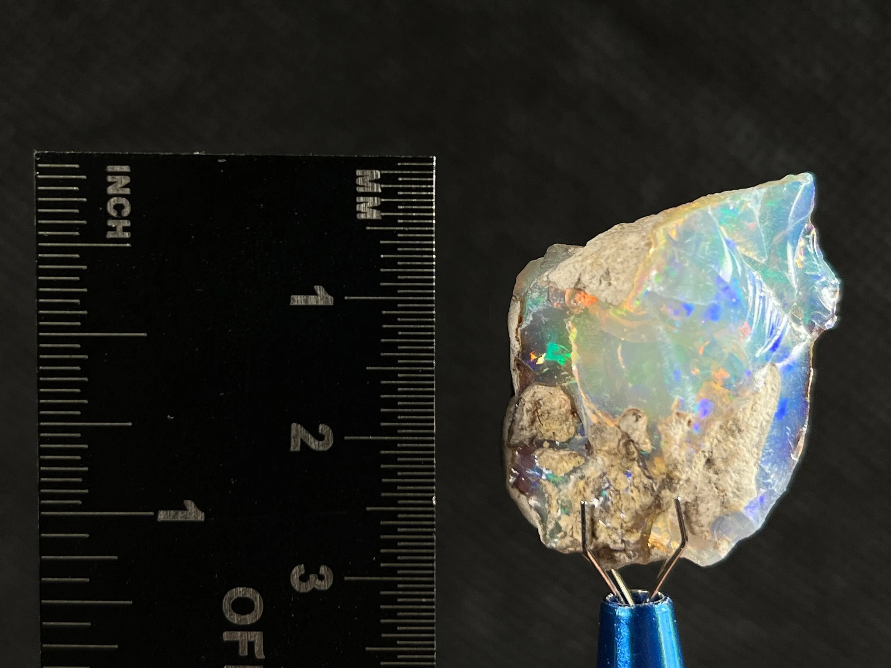 OPAL Raw Crystal - 4A, Cutting Grade - Opal Jewelry Making, Certified Opal Gemstone, Welo Opal, 50606