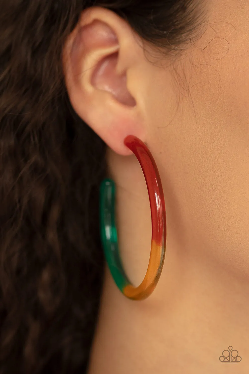 Paparazzi Awesome Aura Earrings Multi