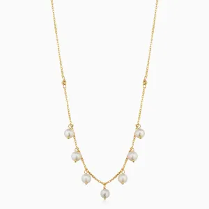 Pearl Girl Station Necklace