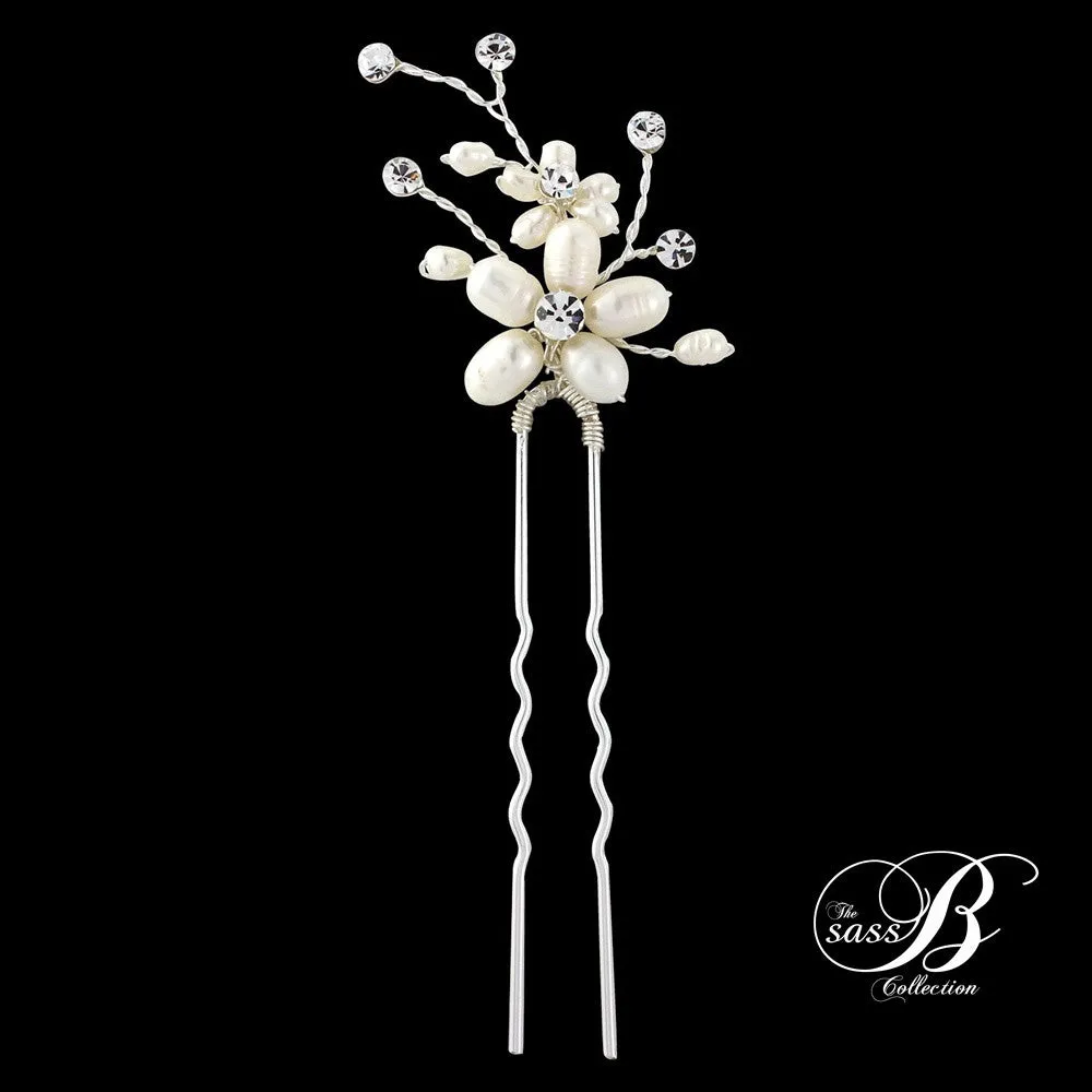 SassB Neva Pearl Hair Pin