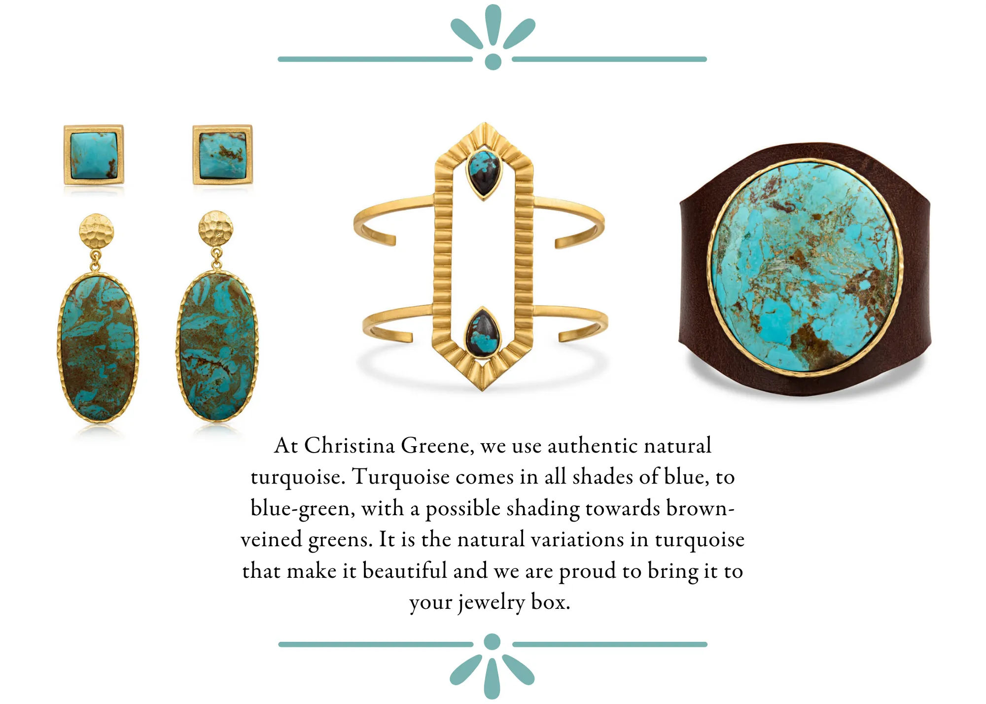 Southwestern Statement Ring - Turquoise