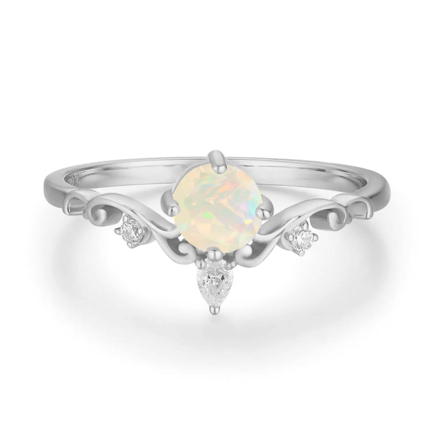 Sunrise Opal Ring