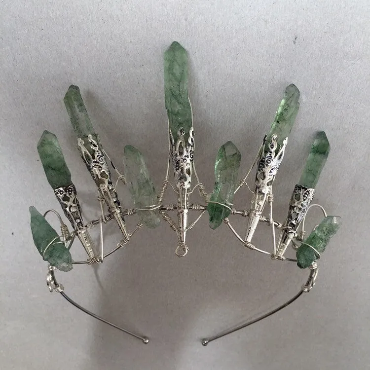 The IVY Green Crystal Crown