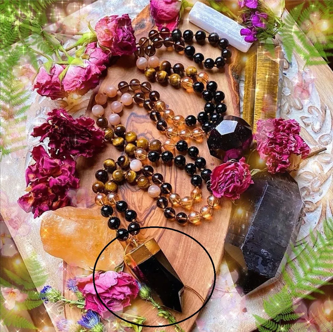 The Tiger Eye - Ray of Light Mala Necklace