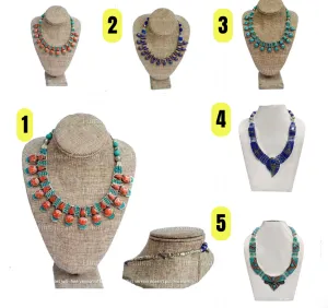 Tibetan Stone Necklace - Wholesale