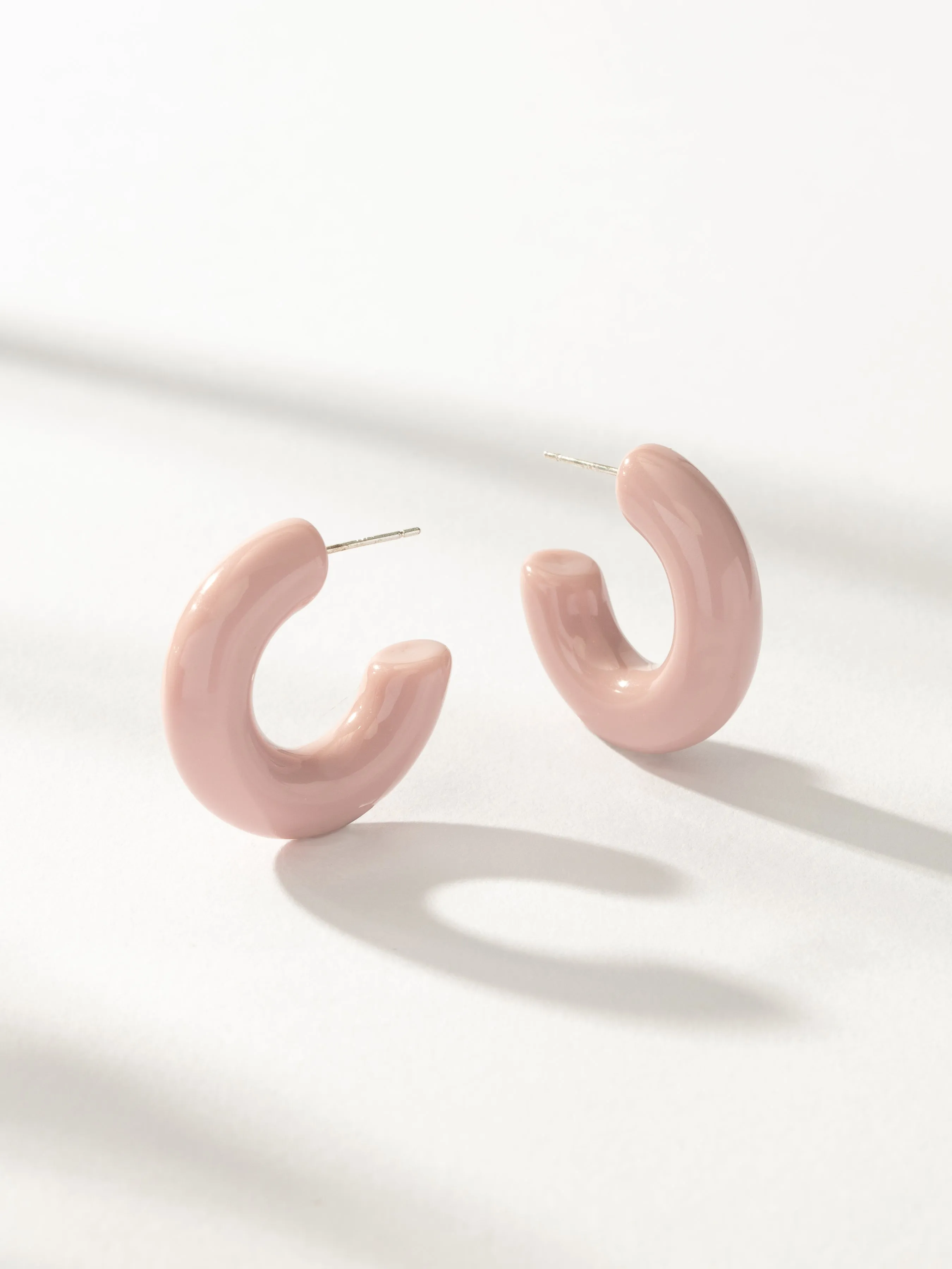 Tube Hoop Earrings